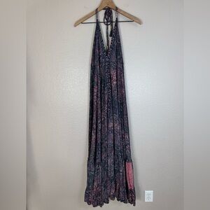 Karma Highway | Dresses | Karma Highway Deep V Neck Silk Like Maxi Floral  Dress | Poshmark